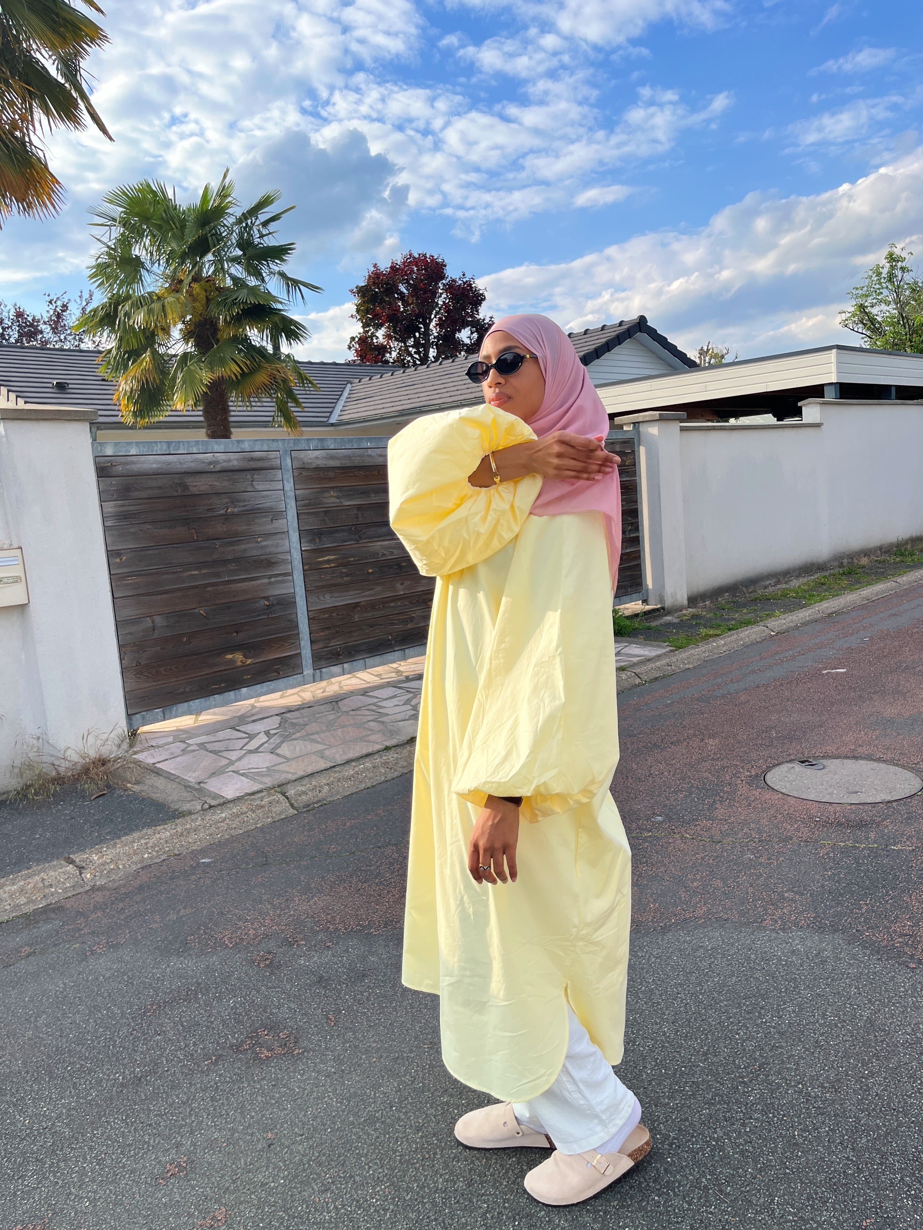 ROBE MANCHES BALLON