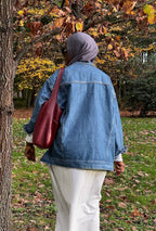 Veste Jean Oversize