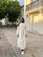 ROBE CHINOISE + SOUS-ROBE EFFET LIN