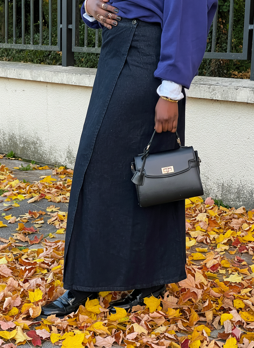 Jupe Portefeuille Jean