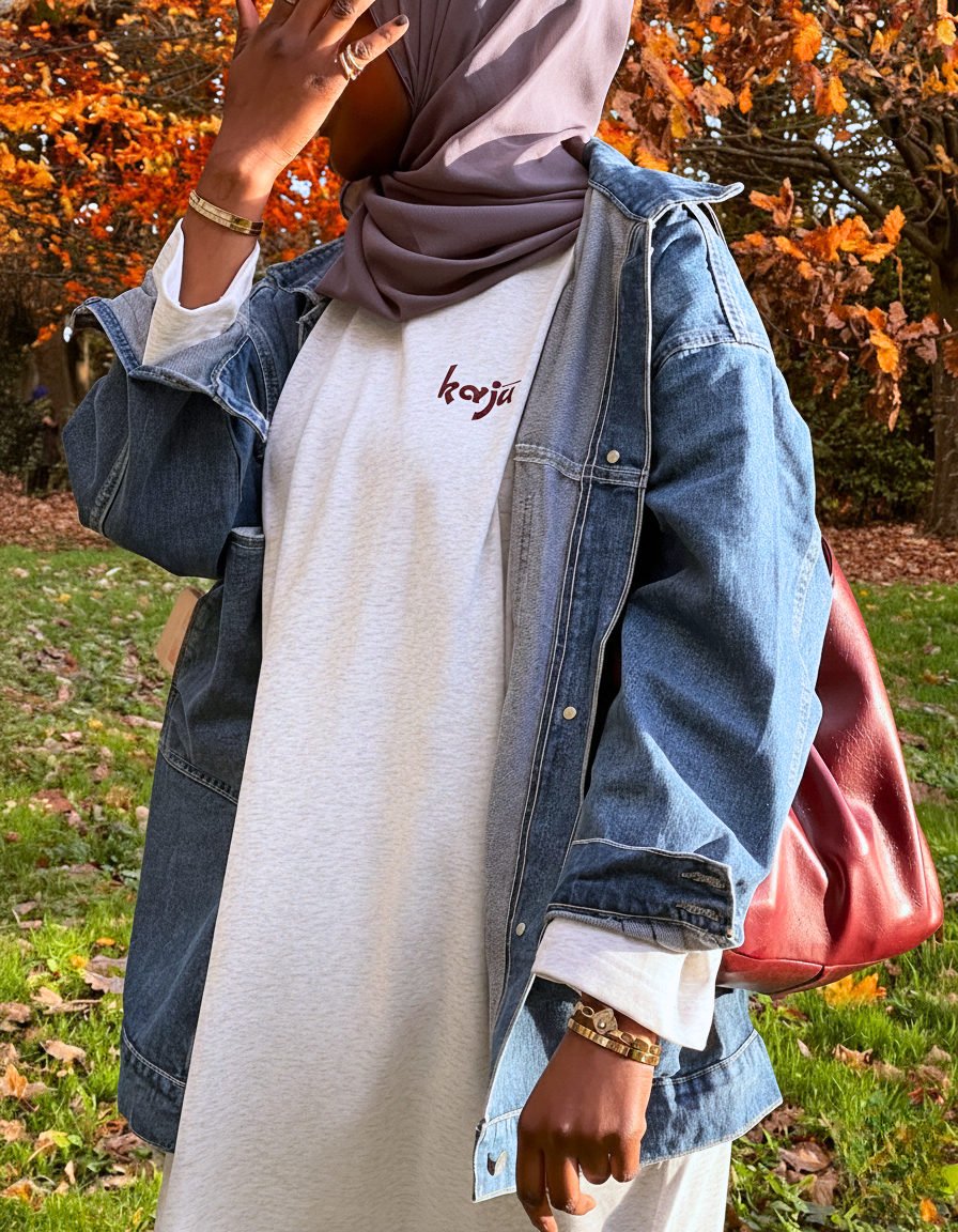 Veste Jean & Robe T-shirt